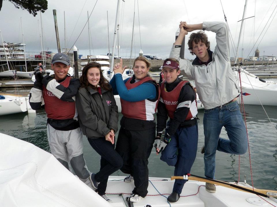 Aggie Sailing match race team